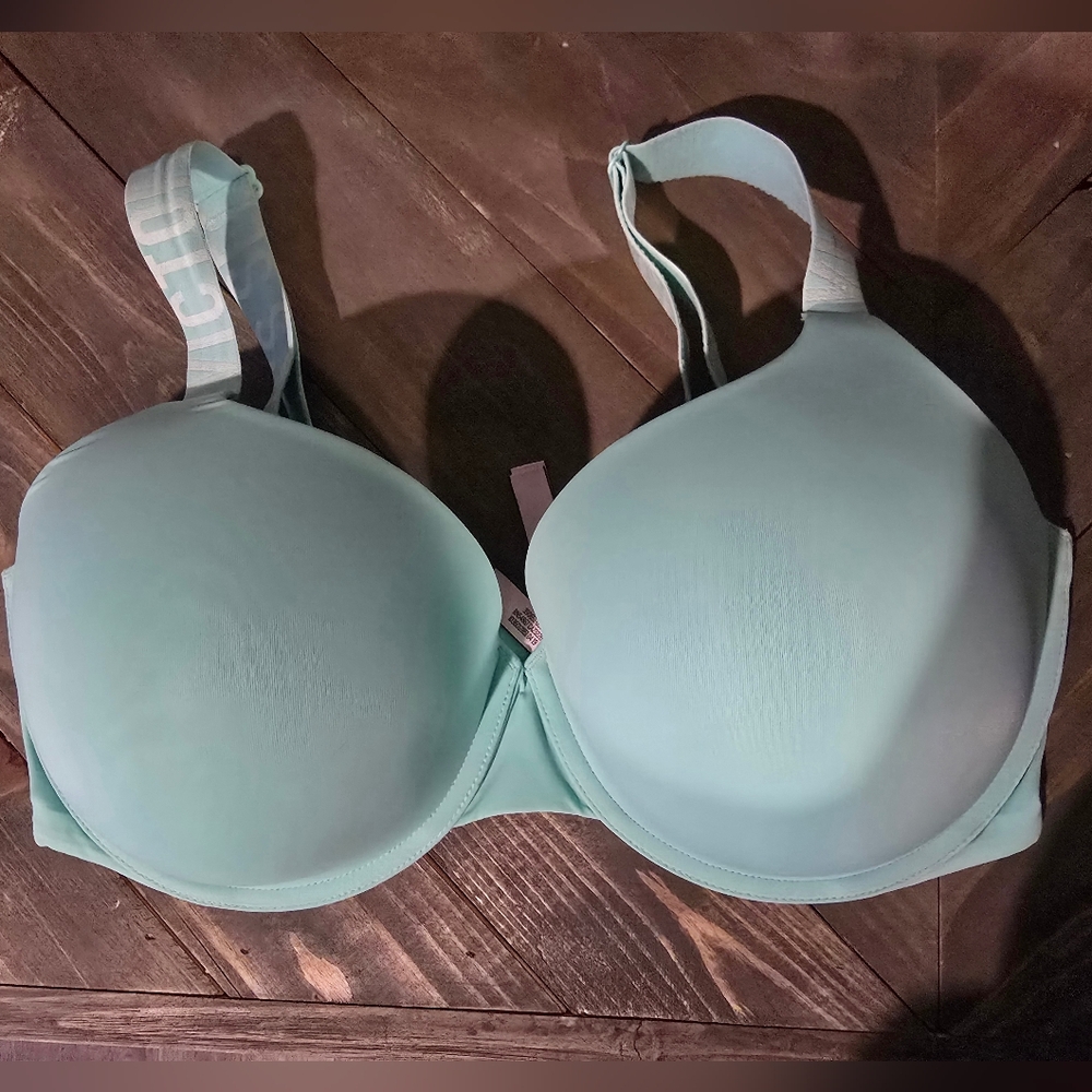 Victoria Secret T Shirt Push-Up Full Coverage Bra, Thick Straps - 38DDD